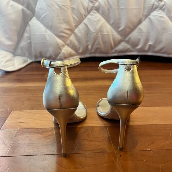 Size 5AA Stuart Weitzman Nudist Curve 100 Strap Sandal - Picture 8 of 8